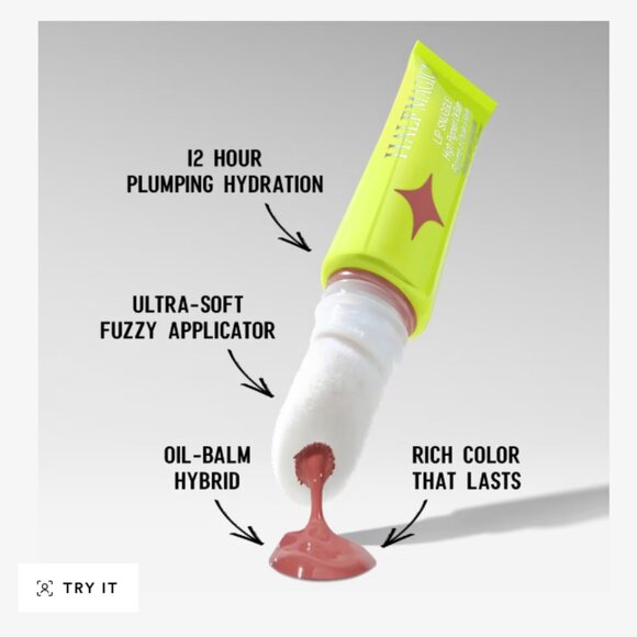 HALF MAGIC Lip Snuggle High Pigment Oil Balm | Say Purr (cool rose) | NEW MAKEUP - Picture 5 of 7